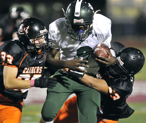 West vs East football